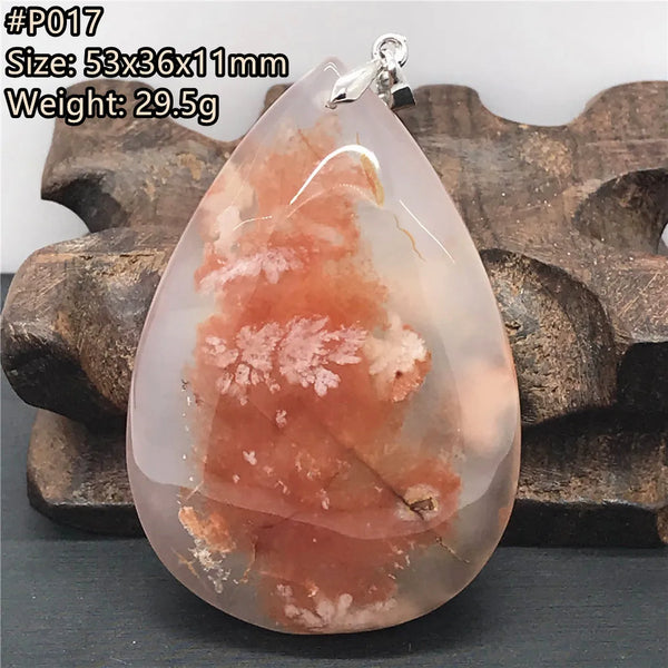 Pink Cherry Agate Pendant-ToShay.org