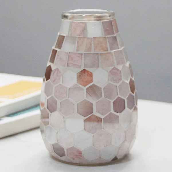 Mosaic Glass Vase-ToShay.org