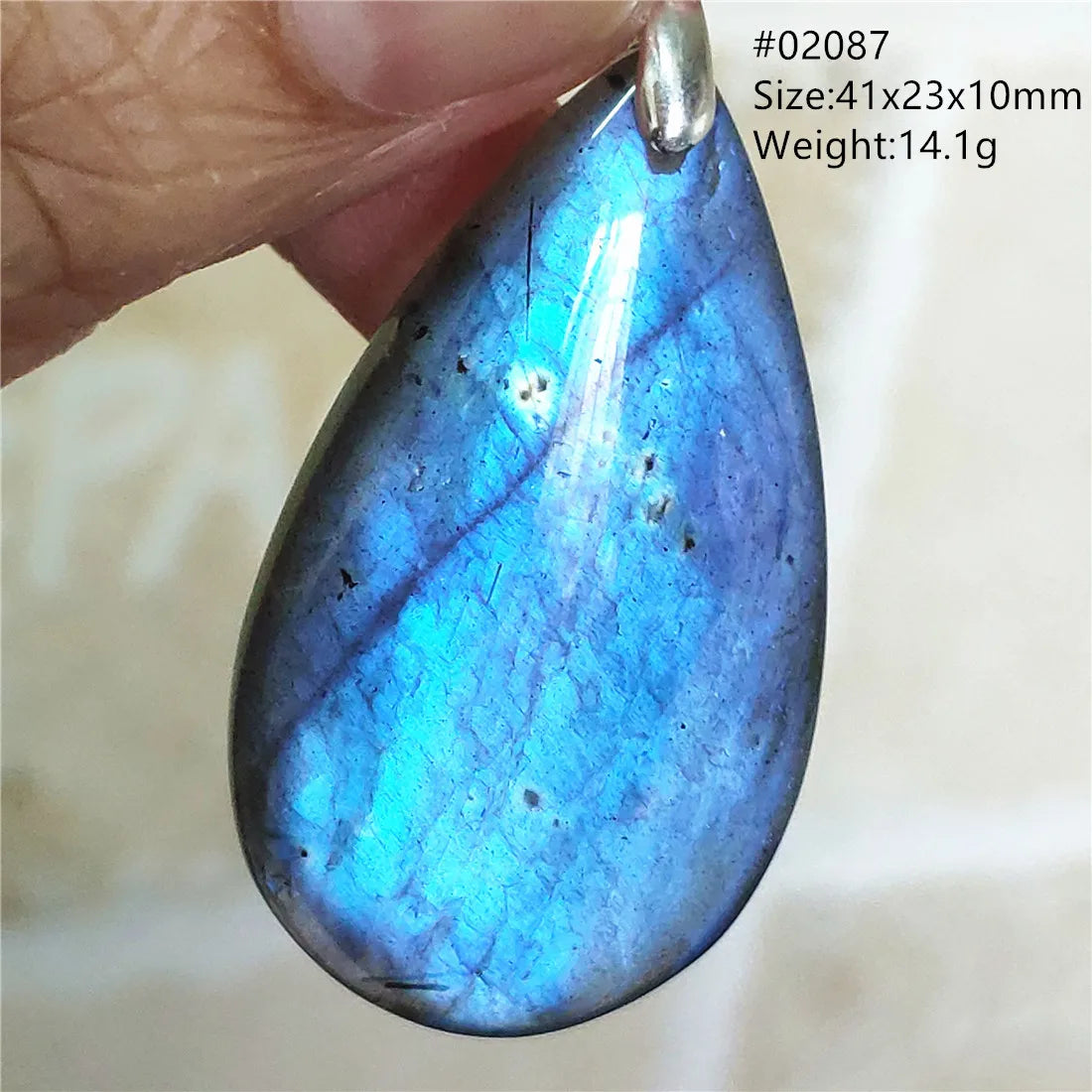 Rainbow Labradorite Pendant-ToShay.org