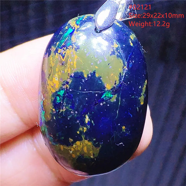 Blue Azulite Pendant-ToShay.org
