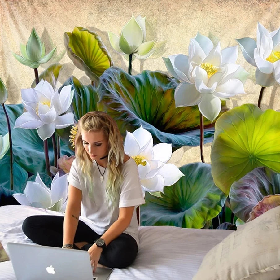 Lotus Art Tapestry-ToShay.org