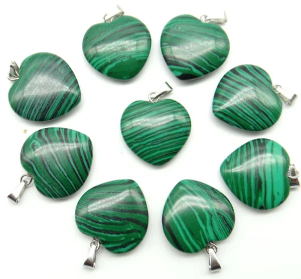 Mixed Crystal Heart Pendants-ToShay.org