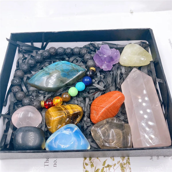 Crystal Tumbled Stones Gift Box-ToShay.org