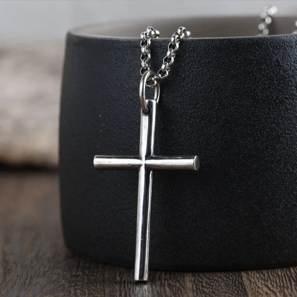 Silver Cross Pendant-ToShay.org