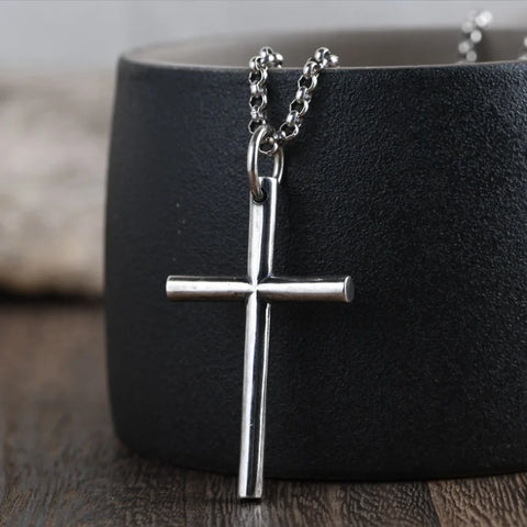 Silver Cross Pendant-ToShay.org