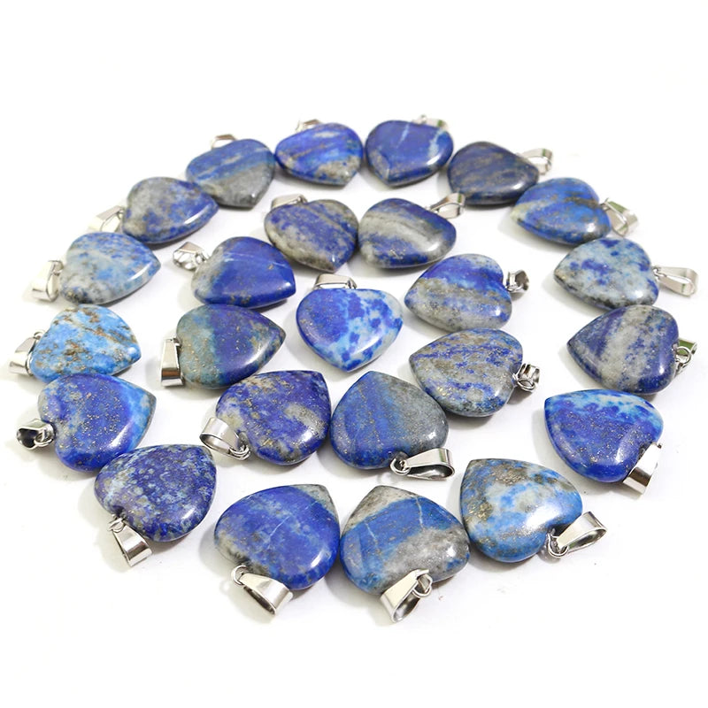 Blue Lapis Lazuli Hearts-ToShay.org