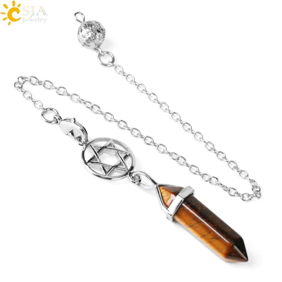 Mixed Crystal Dowsing Pendulum-ToShay.org