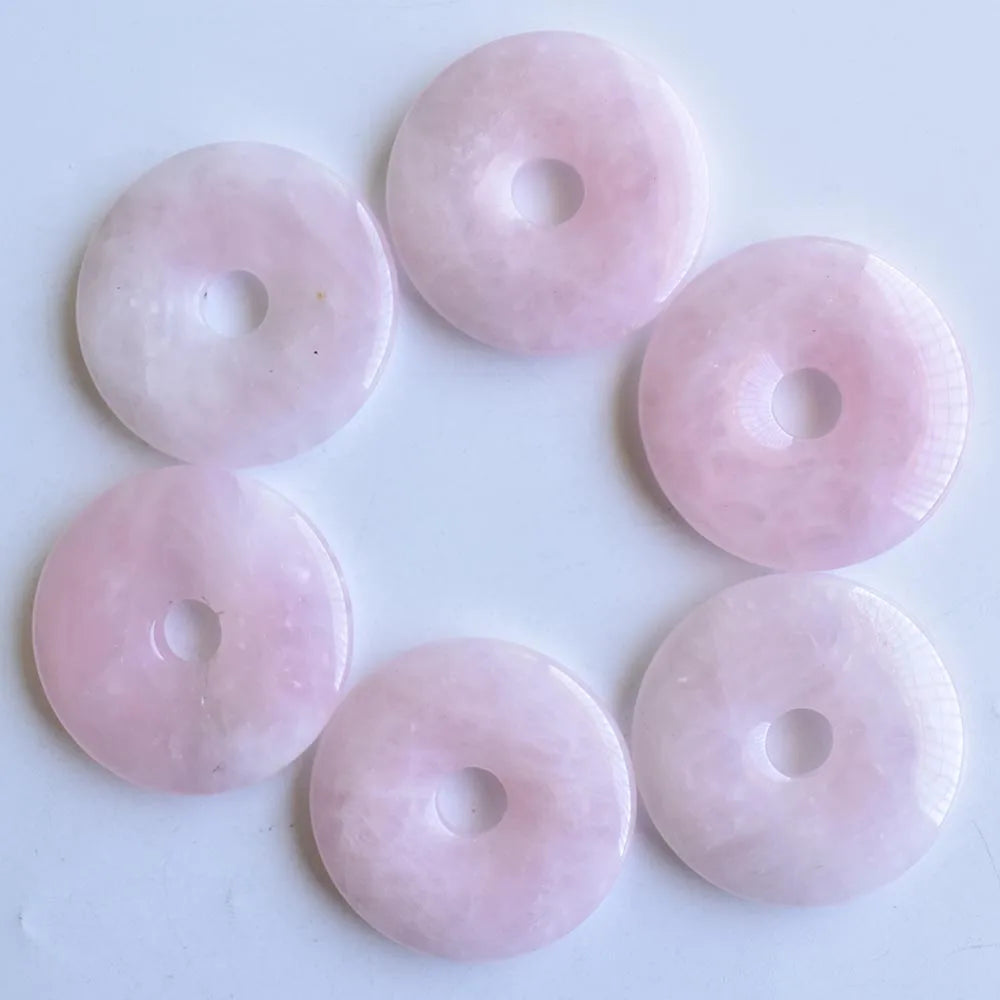 Mixed Crystal Donut Pendant-ToShay.org