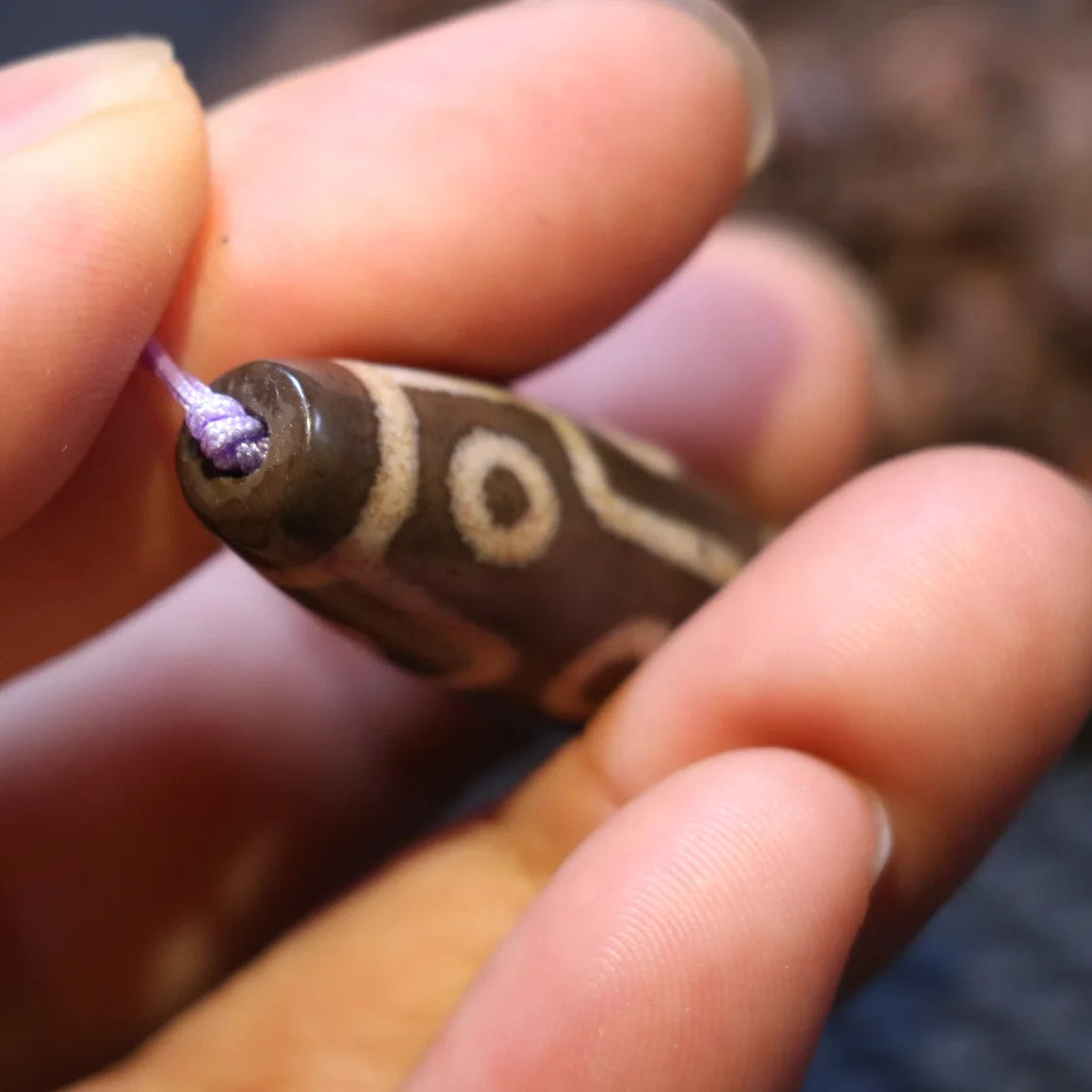 Tibetan Agate Eyes Dzi-ToShay.org