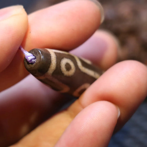 Tibetan Agate Eyes Dzi-ToShay.org