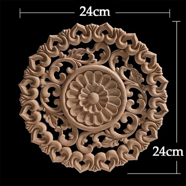 Wood Carved Flower Panel-ToShay.org