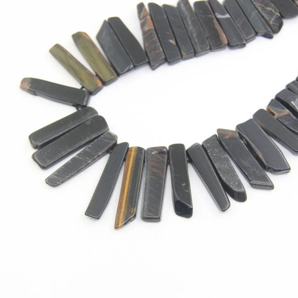 Blue Tiger Eye Chip Beads-ToShay.org