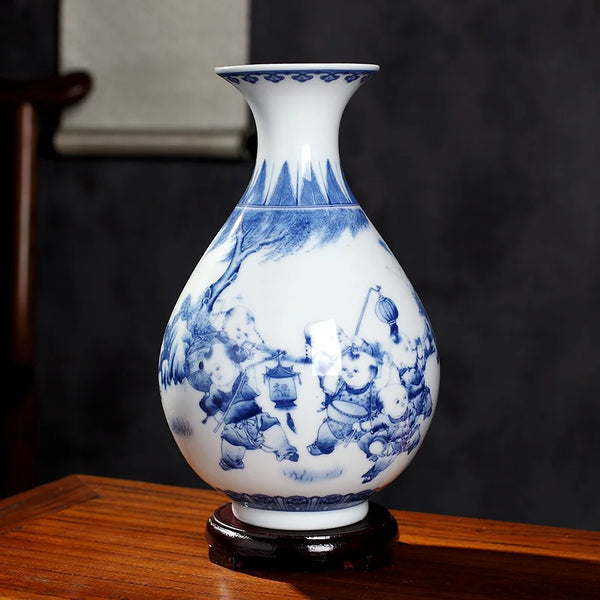 Jingdezhen Glazed Porcelain Vase-ToShay.org