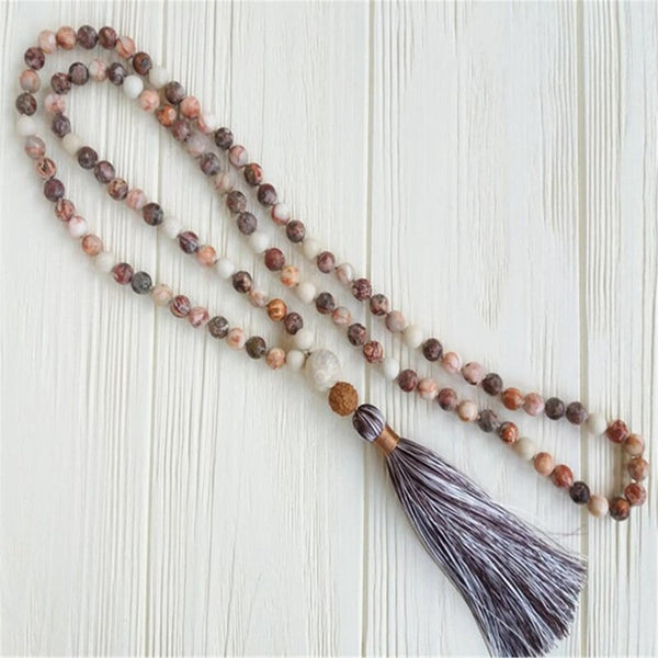 Brown Jasper Stone Mala Beads-ToShay.org