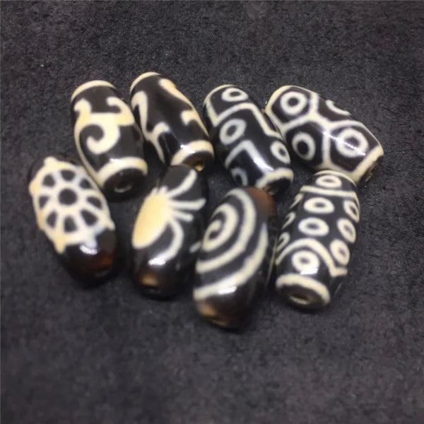Tibetan Agate Eye Dzi Beads-ToShay.org