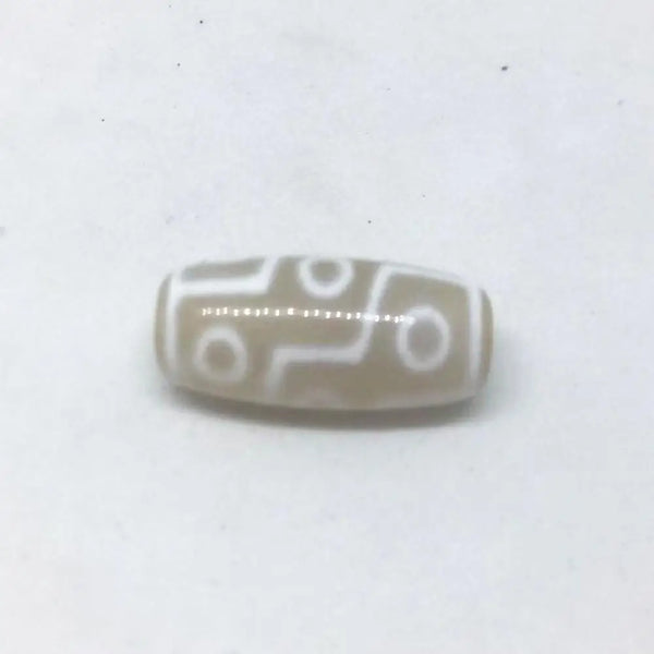 White Agate Dzi Beads-ToShay.org