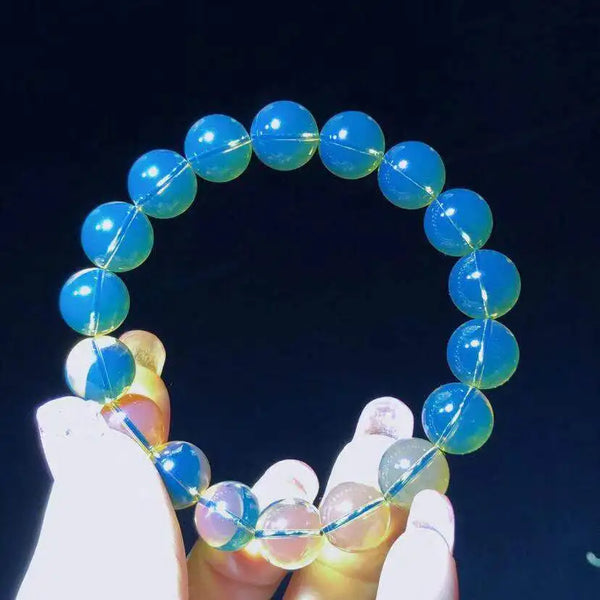 Blue Amber Bracelet-ToShay.org