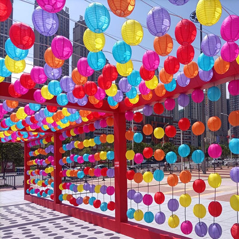 Round Cloth Lantern-ToShay.org