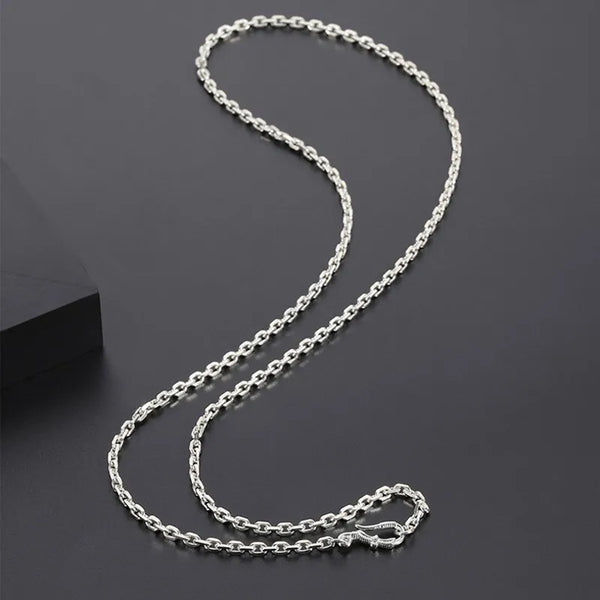 Silver Chain Necklace-ToShay.org