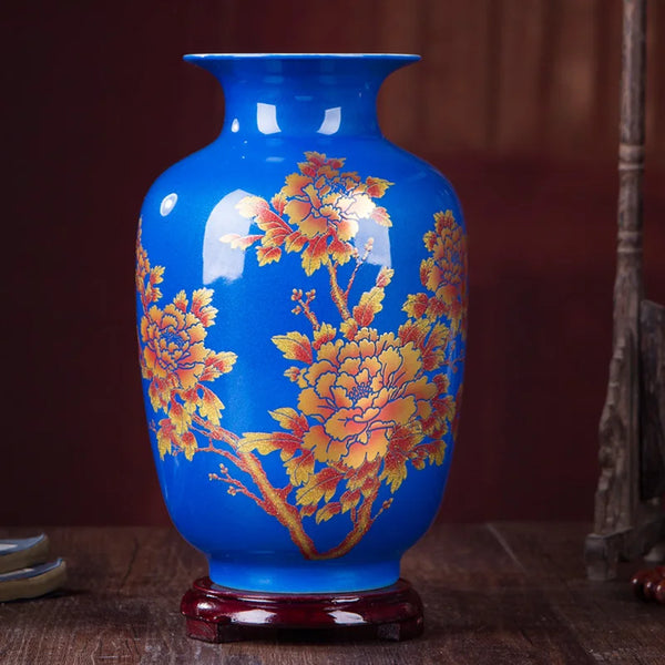 Jingdezhen Porcelain Flower Vase-ToShay.org