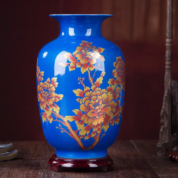 Jingdezhen Porcelain Flower Vase-ToShay.org