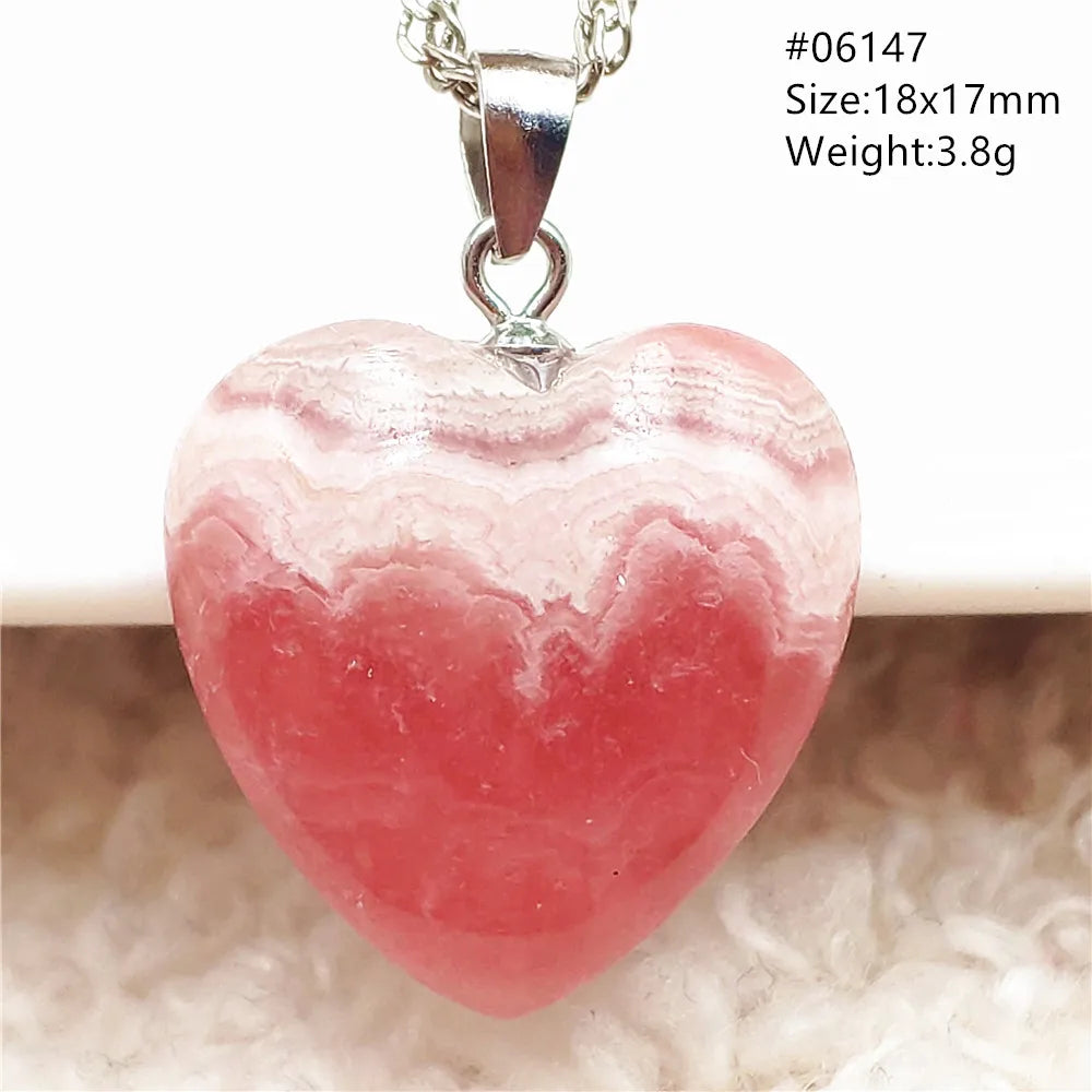 Red Rhodochrosite Pendant-ToShay.org