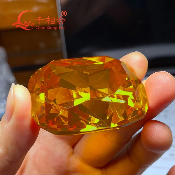 Yellow Cubic Zirconia Crystal-ToShay.org