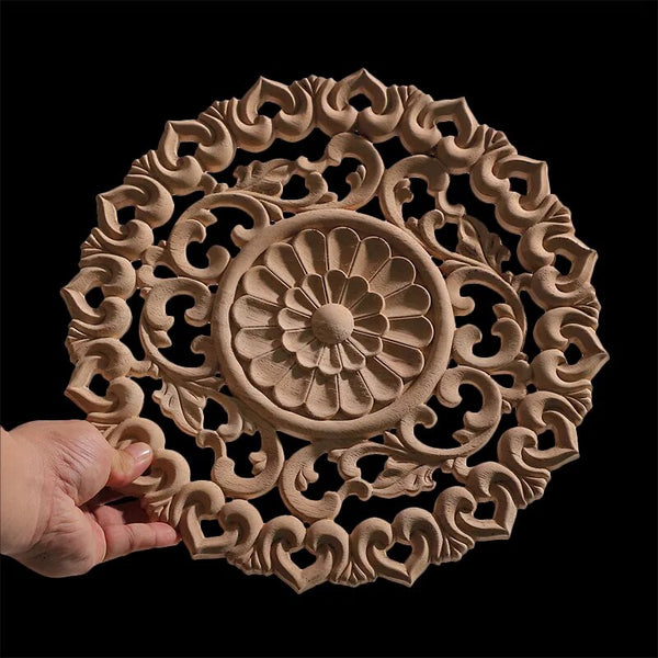 Wood Carved Flower Panel-ToShay.org