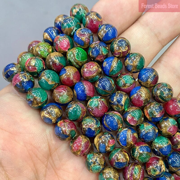 Golden Lace Cloisonne Beads-ToShay.org