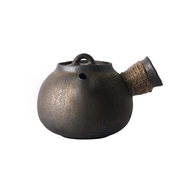 Rust Glaze Ceramic Teapot-ToShay.org