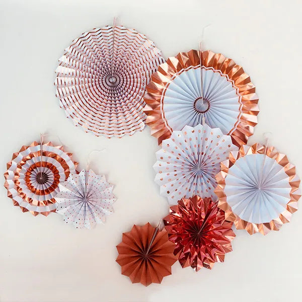 Paper Fan Rosettes-ToShay.org