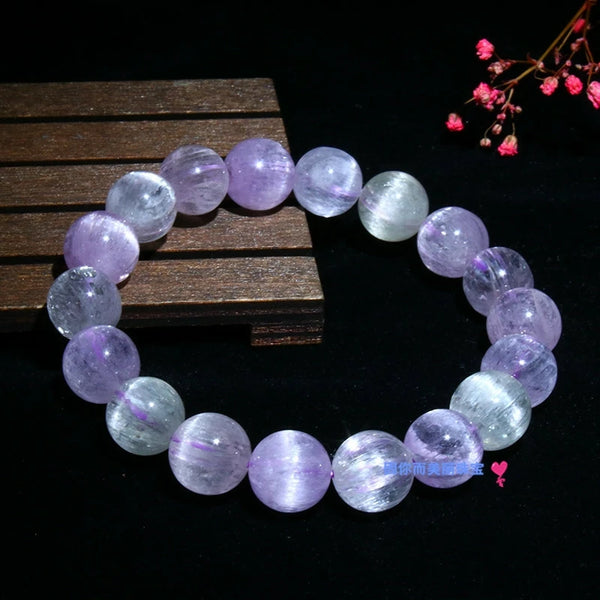 Purple Kunzite Bracelet-ToShay.org