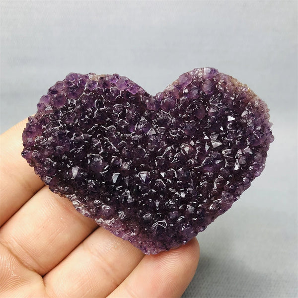 Red Amethyst Heart-ToShay.org