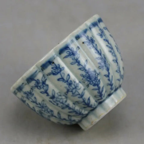 Blue White Flower Cup-ToShay.org