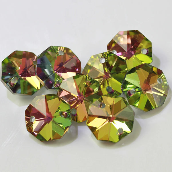 Coloured Crystal Octagon Beads-ToShay.org