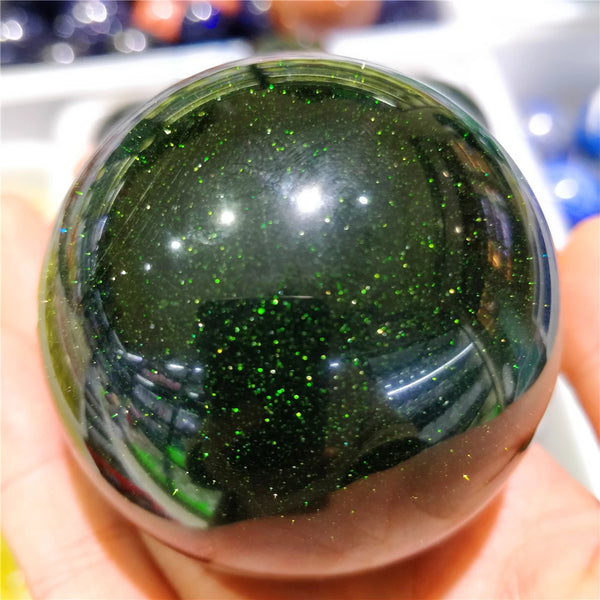 Green Gold Sandstone Balls-ToShay.org