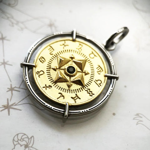Gold Compass Pendant-ToShay.org