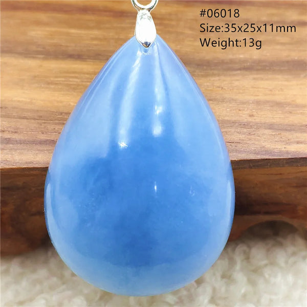 Blue Aquamarine Pendant-ToShay.org