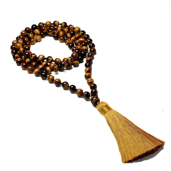 Yellow Tiger Eye Japamala-ToShay.org