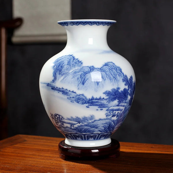 Jingdezhen Glazed Porcelain Vase-ToShay.org