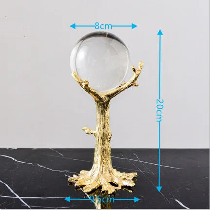 Gold Crystal Ball Stand-ToShay.org