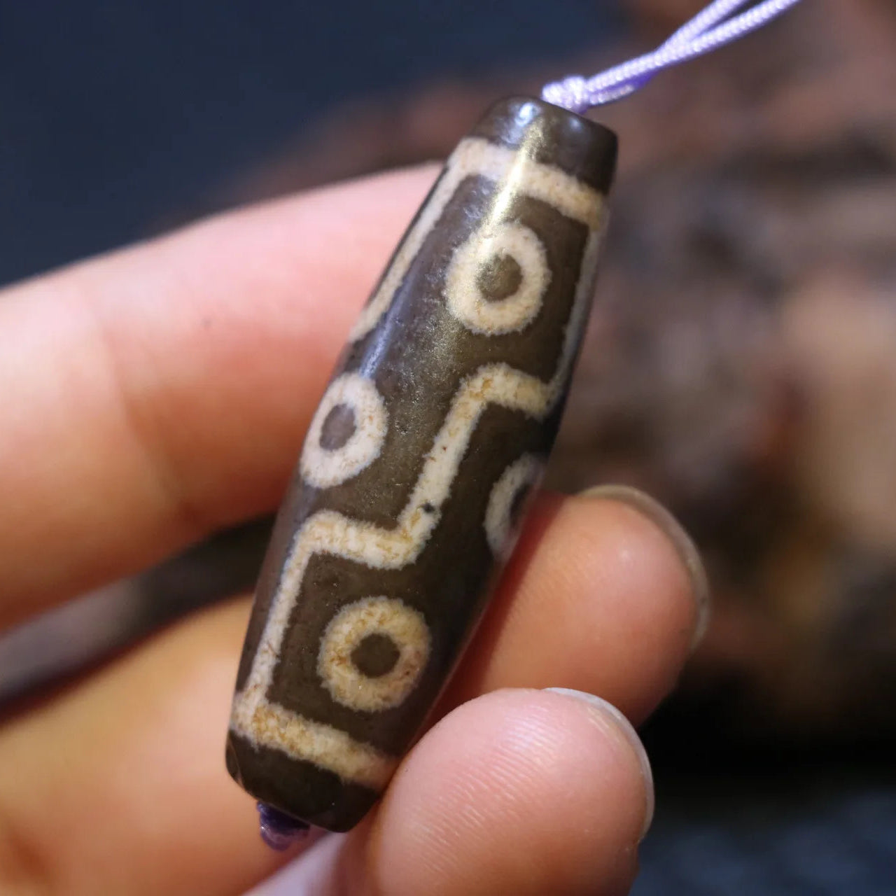 Tibetan Agate Eyes Dzi-ToShay.org