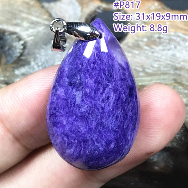 Purple Charoite Pendant-ToShay.org