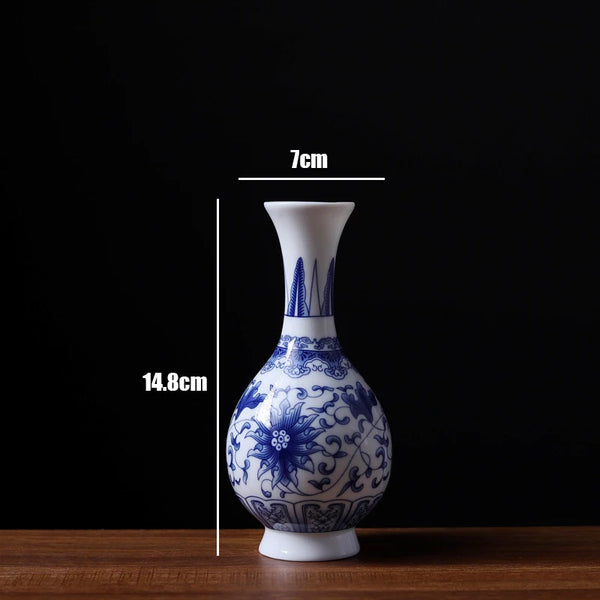 Blue White Porcelain Vase-ToShay.org