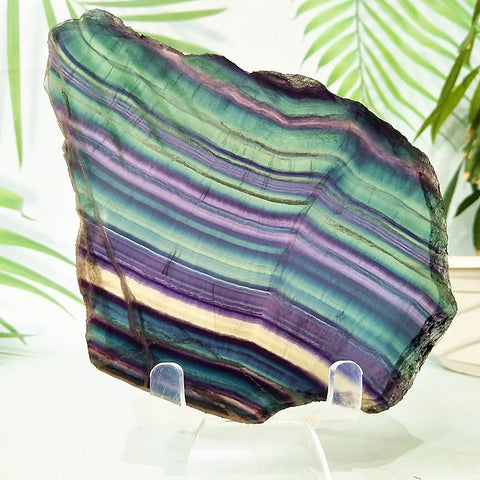 Rainbow Fluorite Slice-ToShay.org