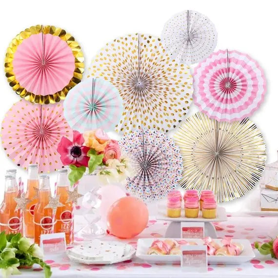 Paper Fan Rosettes-ToShay.org