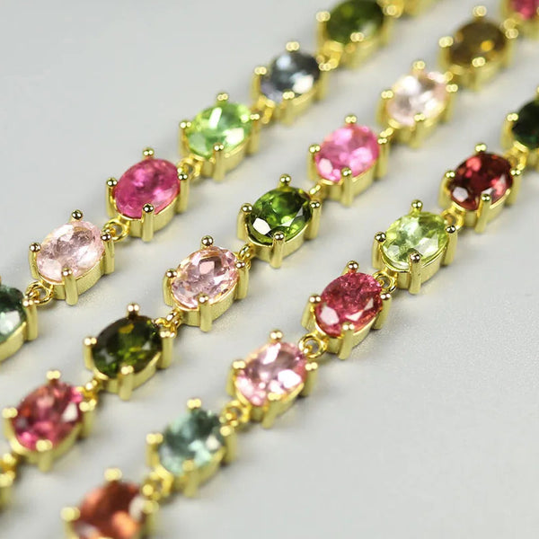 Mixed Tourmaline Bracelet-ToShay.org