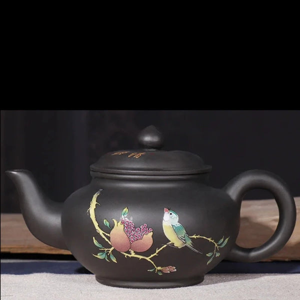 Yixing Painted Clay Teapot-ToShay.org