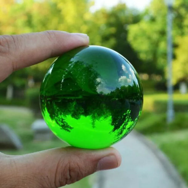 Clear Coloured Crystal Balls-ToShay.org