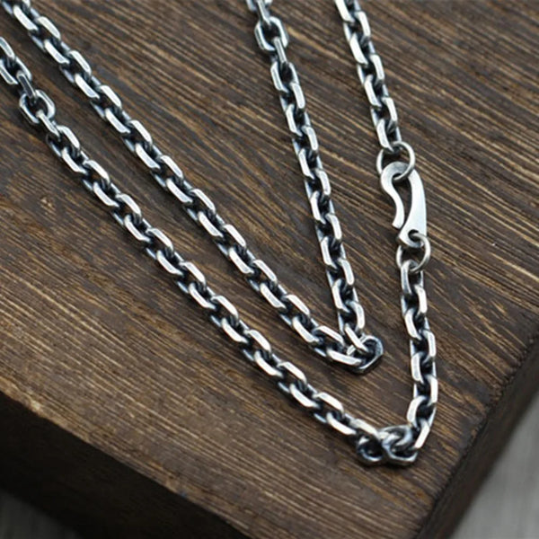Silver Chain Necklace-ToShay.org